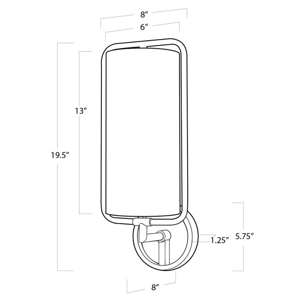 Geo Rectangle Sconce
